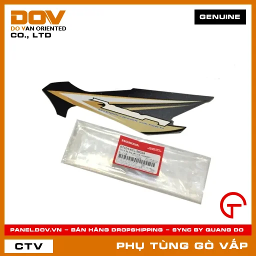 TEM A ỐP ỐNG YẾM TRÁI *NHA69P* MÃ PHỤ TÙNG 87104KYL900ZA — 87104KYL900ZA