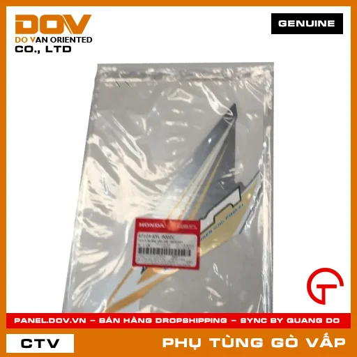 TEM A ỐP ỐNG YẾM TRÁI *NHA96P* MÃ PHỤ TÙNG 87104KYL900ZC — 87104KYL900ZC