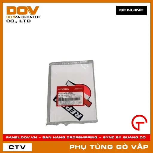 TEM CHẮN BÙN TRƯỚC *PB373M* MÃ PHỤ TÙNG 87105KTL670ZA — 87105KTL670ZA