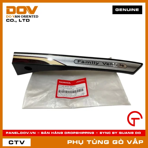 BỘ ỐP NHỰA SƯỜN PHẢI MÃ PHỤ TÙNG 87105KVV930ZA — 87105KVV930ZA