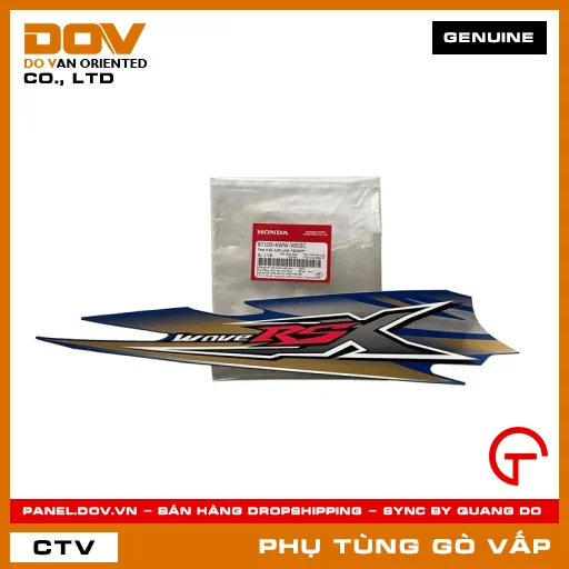 TEM A ỐP SƯỜN PHẢI *B206M* MÃ PHỤ TÙNG 87105KWWV00ZC — 87105KWWV00ZC