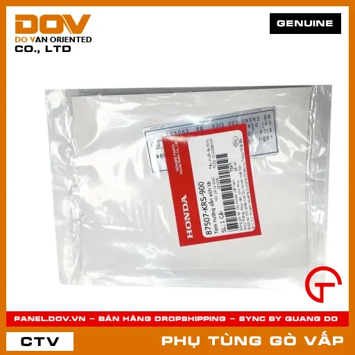 TEM B.ỐP YẾM TRÁI *R315P* MÃ PHỤ TÙNG 87106KVL940ZA — 87106KVL940ZA