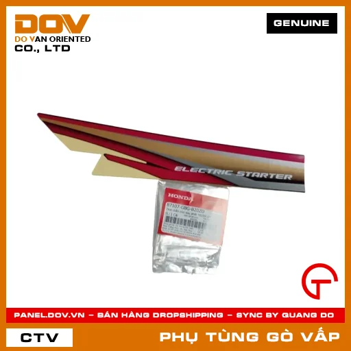 TEM CHẮN BÙN SAU PHẢI *R150CU* MÃ PHỤ TÙNG 87107GBGB20ZD — 87107GBGB20ZD