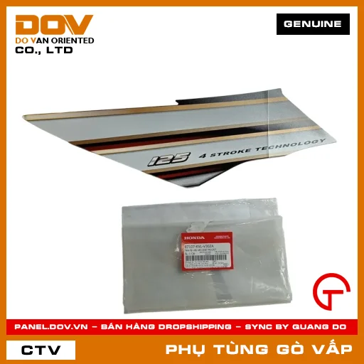 TEM ỐP CỐP BÊN PHẢI *R313C* MÃ PHỤ TÙNG 87107KVLV30ZA — 87107KVLV30ZA