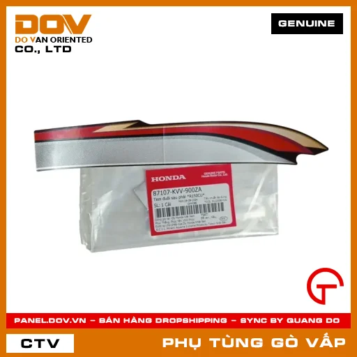 TEM ĐUÔI SAU PHẢI *R150CU* MÃ PHỤ TÙNG 87107KVV900ZA — 87107KVV900ZA