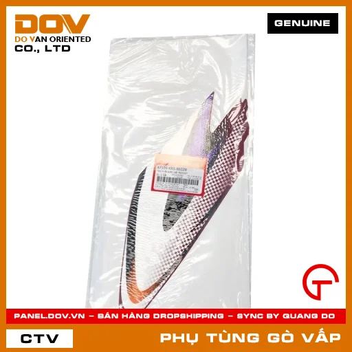 TEM A ỐP SƯỜN TRÁI *R203M* MÃ PHỤ TÙNG 87108KRS860ZB — 87108KRS860ZB