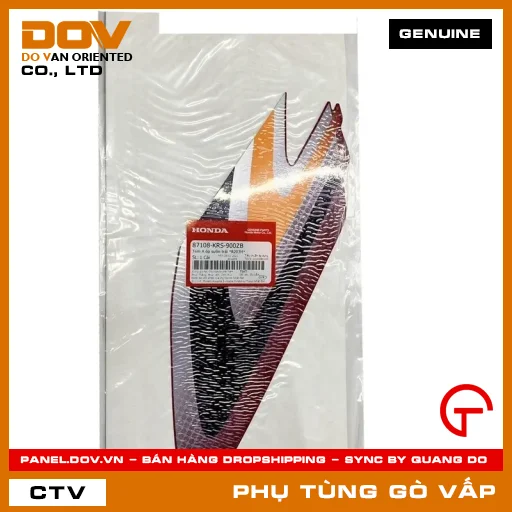 TEM A ỐP SƯỜN TRÁI *R203M* MÃ PHỤ TÙNG 87108KRS900ZB — 87108KRS900ZB