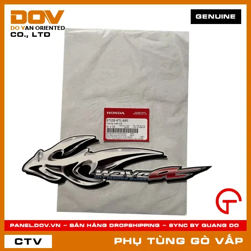 TEM ỐP SƯỜN TRÁI MÃ PHỤ TÙNG 87108KTL680 — 87108KTL680
