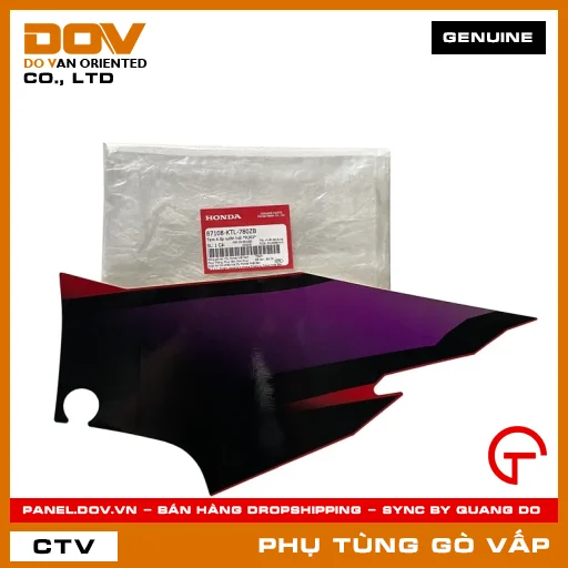 TEM A ỐP SƯỜN TRÁI *R263* MÃ PHỤ TÙNG 87108KTL780ZB — 87108KTL780ZB