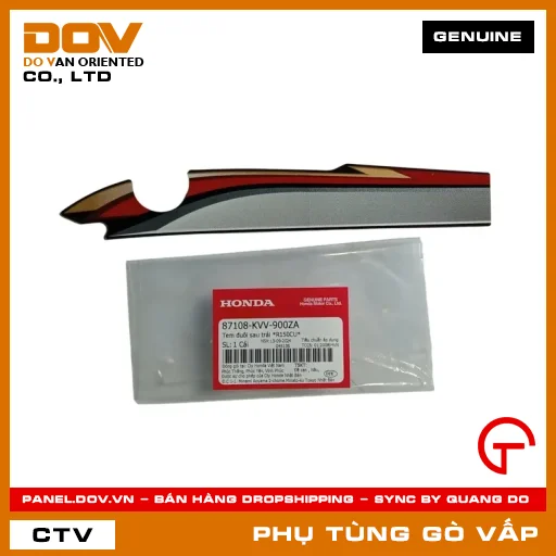 TEM ĐUÔI SAU TRÁI *R150CU* MÃ PHỤ TÙNG 87108KVV900ZA — 87108KVV900ZA