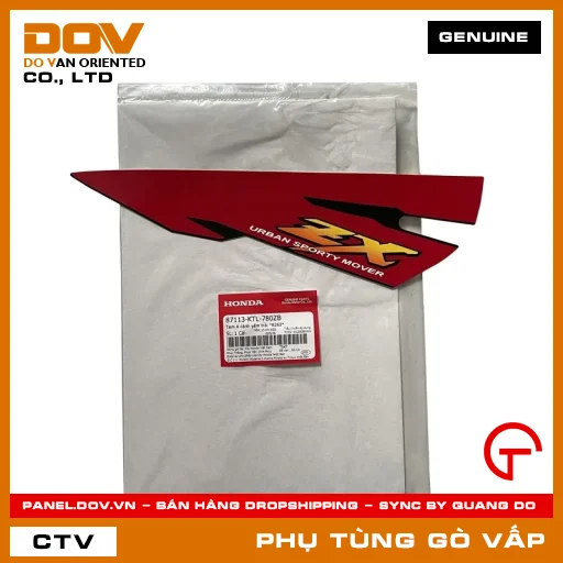 TEM A CÁNH YẾM TRÁI *R263* MÃ PHỤ TÙNG 87113KTL780ZB — 87113KTL780ZB