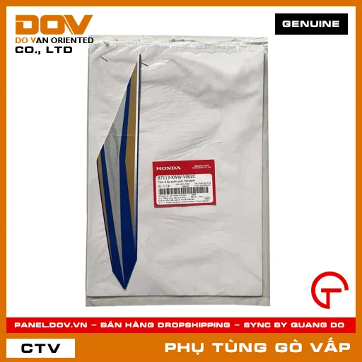 TEM B ỐP SƯỜN PHẢI *B206M* MÃ PHỤ TÙNG 87113KWWV00ZC — 87113KWWV00ZC