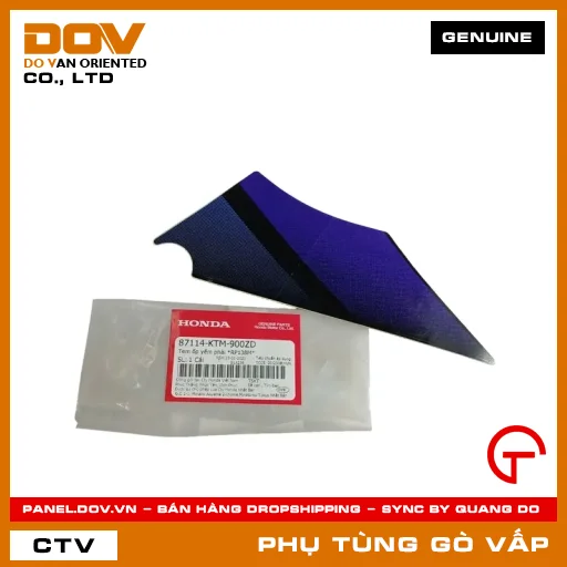 TEM ỐP YẾM PHẢI *RP138M* MÃ PHỤ TÙNG 87114KTM900ZD — 87114KTM900ZD