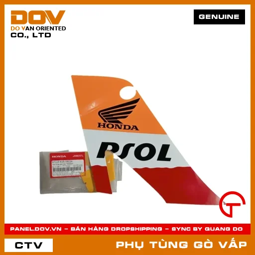 TEM A ỐP YẾM TRÁI *PB383M* MÃ PHỤ TÙNG 87114KVRV80ZA — 87114KVRV80ZA