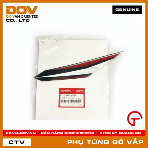 TEM B ỐP SƯỜN TRÁI *NHA69P* MÃ PHỤ TÙNG 87114KWWV00ZA — 87114KWWV00ZA