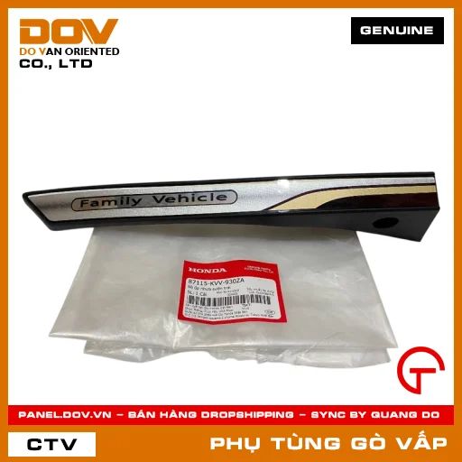 BỘ ỐP NHỰA SƯỜN TRÁI MÃ PHỤ TÙNG 87115KVV930ZA — 87115KVV930ZA