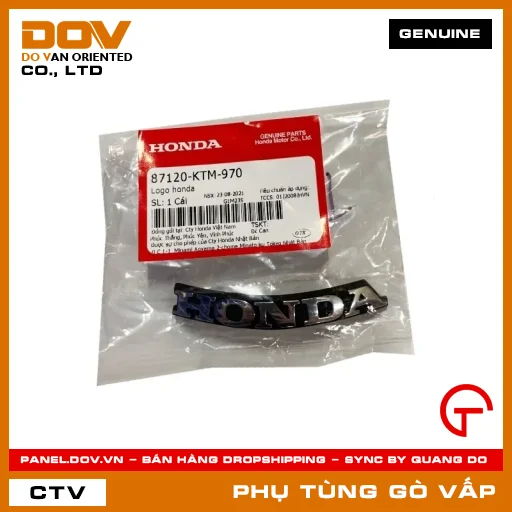 LOGO HONDA MÃ PHỤ TÙNG 87120KTM970 — 87120KTM970