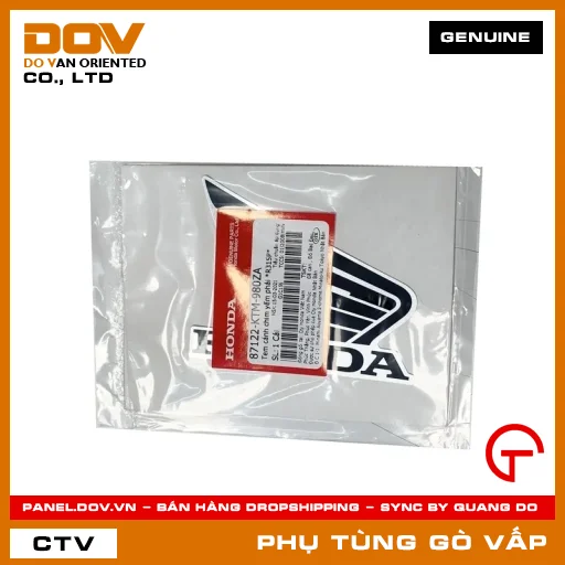 TEM CÁNH CHIM YẾM PHẢI *R315P* MÃ PHỤ TÙNG 87122KTM980ZA — 87122KTM980ZA