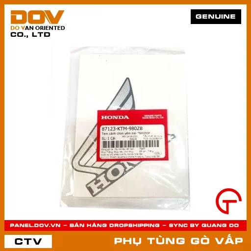 TEM CÁNH CHIM YẾM TRÁI *NH193P MÃ PHỤ TÙNG 87123KTM980ZB — 87123KTM980ZB