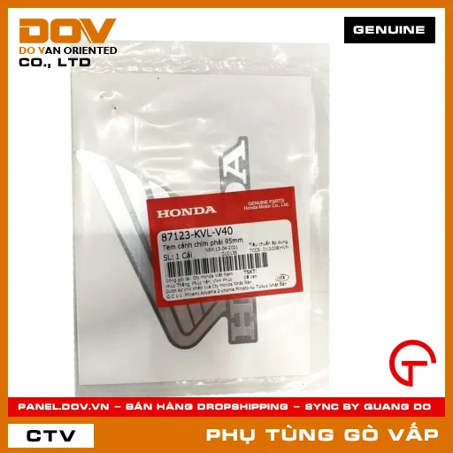 TEM CÁNH CHIM PHẢI 95MM MÃ PHỤ TÙNG 87123KVLV40 — 87123KVLV40