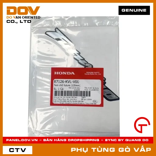 TEM CHỮ FUTURE (135MM) MÃ PHỤ TÙNG 87126KVLV00 — 87126KVLV00