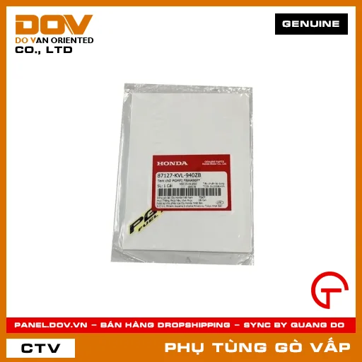TEM CHỮ PGMFI *NHA96P* MÃ PHỤ TÙNG 87127KVL940ZB — 87127KVL940ZB
