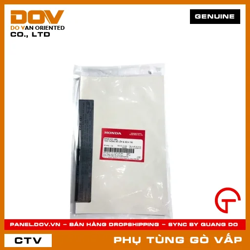 TEM THÔNG SỐ VỎ & XÍCH TẢI MÃ PHỤ TÙNG 87505KTL680 — 87505KTL680