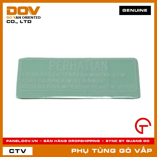 (G1) TEM HƯỚNG DẪN MẶT ĐỒNG HỒ CONTERMET MÃ PHỤ TÙNG 87522KCJ660 — 87522KCJ660