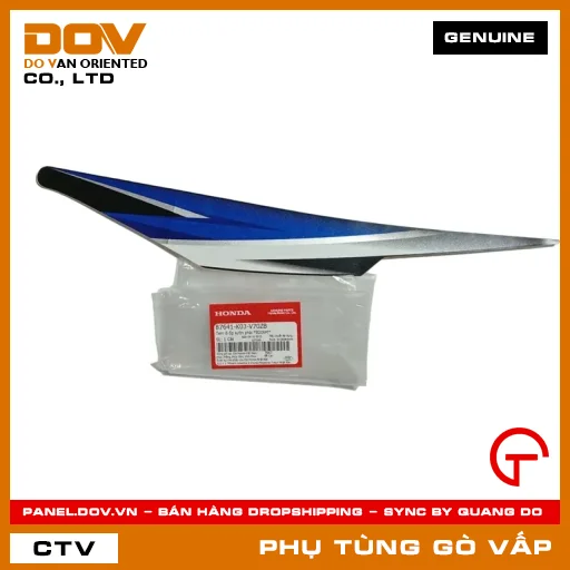 TEM B ỐP SƯỜN PHẢI *B206M* MÃ PHỤ TÙNG 87641K03V70ZB — 87641K03V70ZB