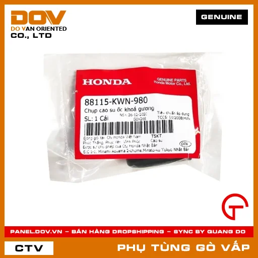 CHỤP CAO SU ỐC KHOÁ KIẾNG MÃ PHỤ TÙNG 88115KWN980 — 88115KWN980