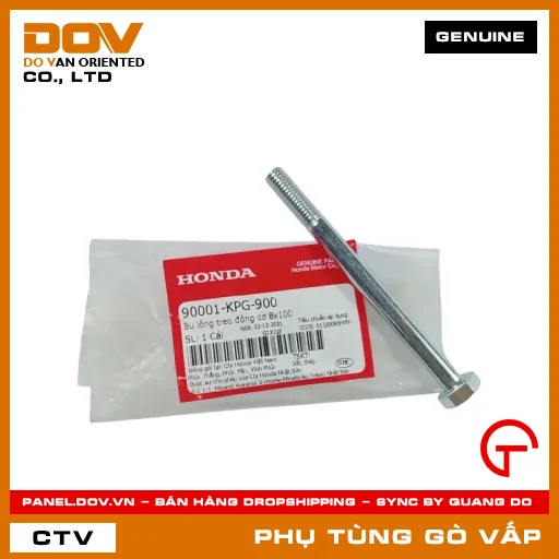 BU LÔNG TREO ĐỘNG CƠ 8X100 MÃ PHỤ TÙNG 90001KPG900 — 90001KPG900