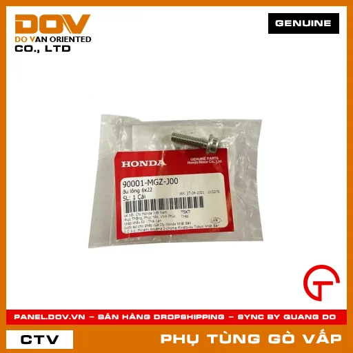 BU LÔNG 6X22 MÃ PHỤ TÙNG 90001MGZJ00 — 90001MGZJ00