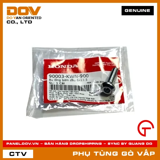 BU LÔNG BƠM DẦU 6X23.5 MÃ PHỤ TÙNG 90003KWN900 — 90003KWN900