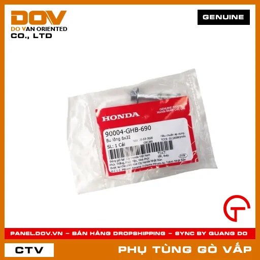 BU LÔNG 6X32 MÃ PHỤ TÙNG 90004GHB690 — 90004GHB690