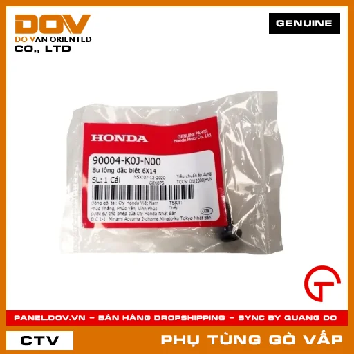 BU LÔNG ĐẶC BIỆT 6X14 MÃ PHỤ TÙNG 90004K0JN00 — 90004K0JN00