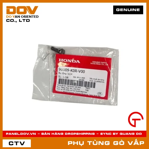 BU LÔNG 5X14 MÃ PHỤ TÙNG 90009K0RV00 — 90009K0RV00