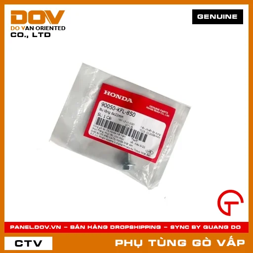 BU LÔNG 6X22MM MÃ PHỤ TÙNG 90050KFL850 — 90050KFL850