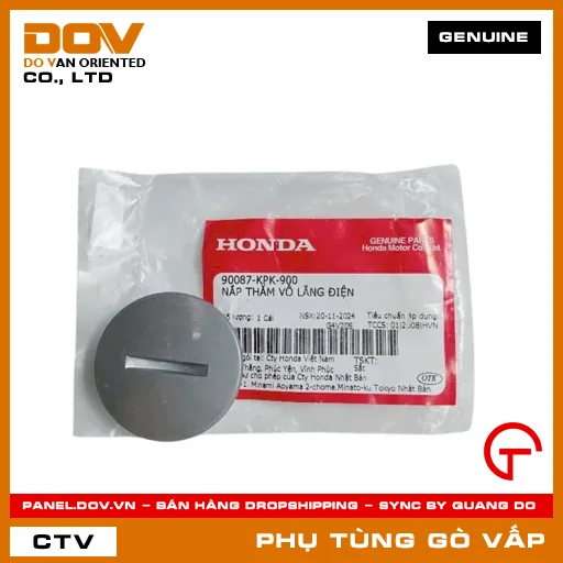 NẮP THĂM VÔ LĂNG ĐIỆN MÃ PHỤ TÙNG 90087KPK900 — 90087KPK900