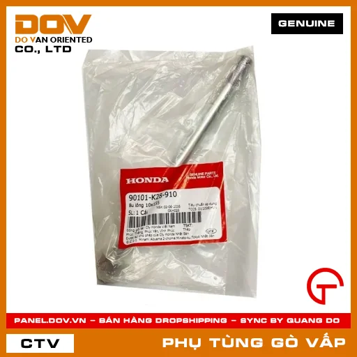BU LÔNG 10X155 MÃ PHỤ TÙNG 90101K28910 — 90101K28910