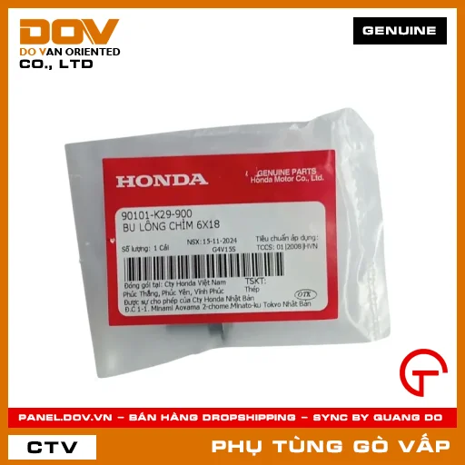 BU LÔNG CHÌM 6X18 MÃ PHỤ TÙNG 90101K29900 — 90101K29900