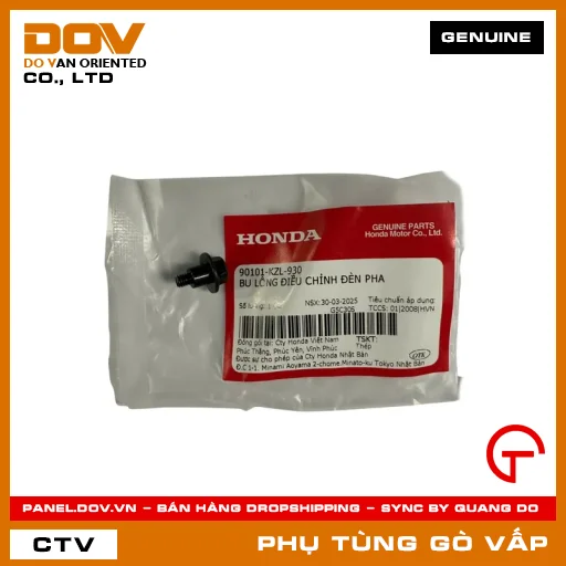 BU LÔNG ĐIỀU CHỈNH ĐÈN PHA MÃ PHỤ TÙNG 90101KZL930 — 90101KZL930