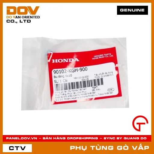BU LÔNG 6X10 MÃ PHỤ TÙNG 90102KGH900 — 90102KGH900