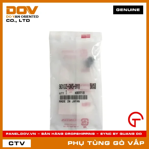 VÍT BẮT ĐÈN TRƯỚC MÃ PHỤ TÙNG 90103GN5910 — 90103GN5910