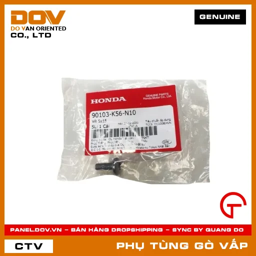VÍT 5X15 MÃ PHỤ TÙNG 90103K56N10 — 90103K56N10