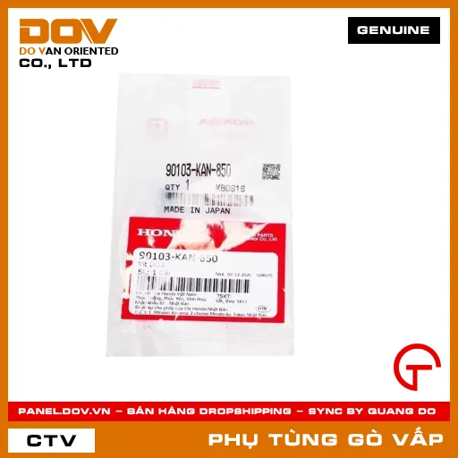 VÍT 5X12 MÃ PHỤ TÙNG 90103KAN850 — 90103KAN850