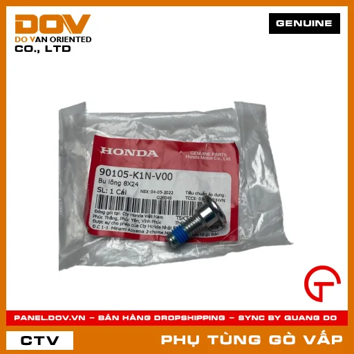BU LÔNG 8X24 MÃ PHỤ TÙNG 90105K1NV00 — 90105K1NV00