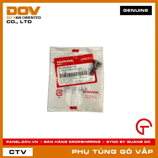 BU LÔNG ĐĨA THẮNG TRƯỚC 8X24 MÃ PHỤ TÙNG 90105KL8741 — 90105KL8741