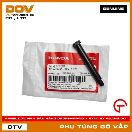 BU LÔNG BẮT BẢN LỀ YÊN MÃ PHỤ TÙNG 90105KPH901 — 90105KPH901