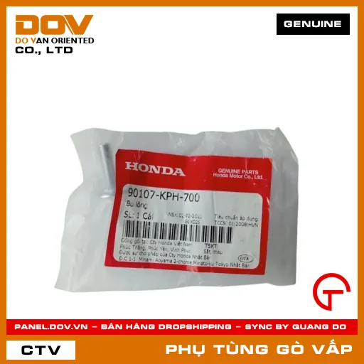 BU LÔNG MÃ PHỤ TÙNG 90107KPH700 — 90107KPH700