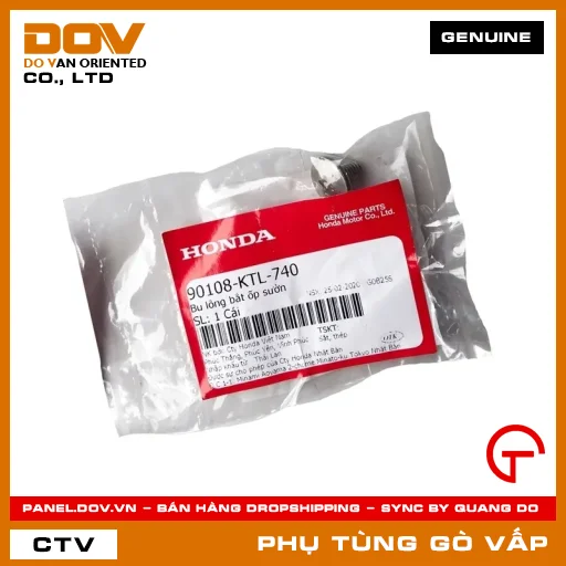 BU LÔNG BẮT ỐP SƯỜN MÃ PHỤ TÙNG 90108KTL740 — 90108KTL740